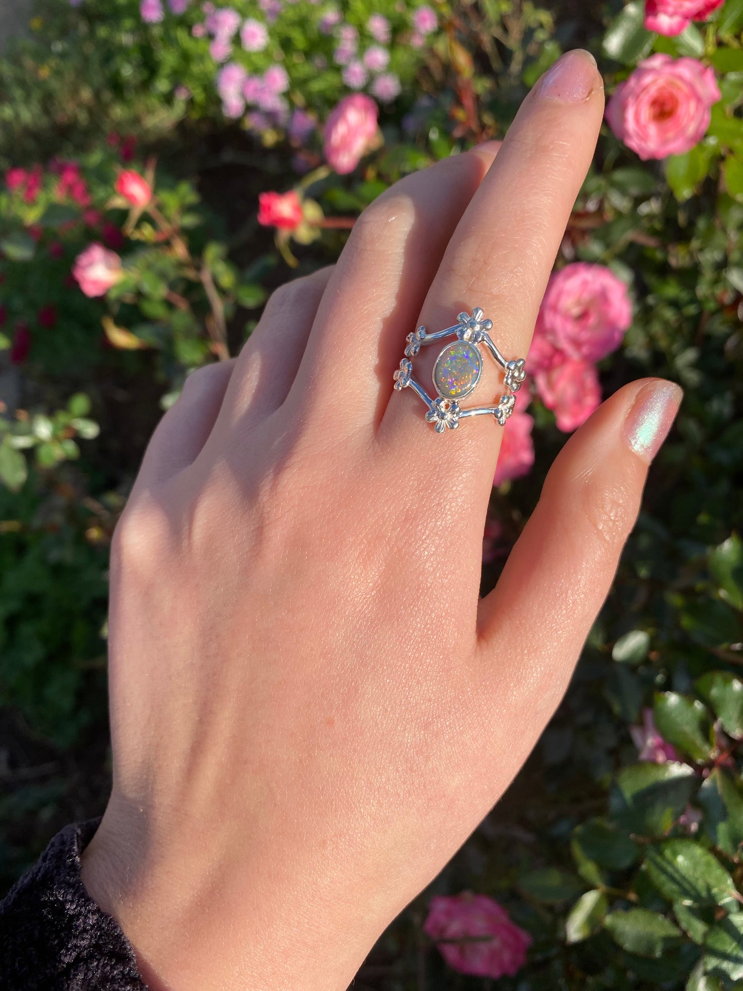 Fairy Dust Opal Ring