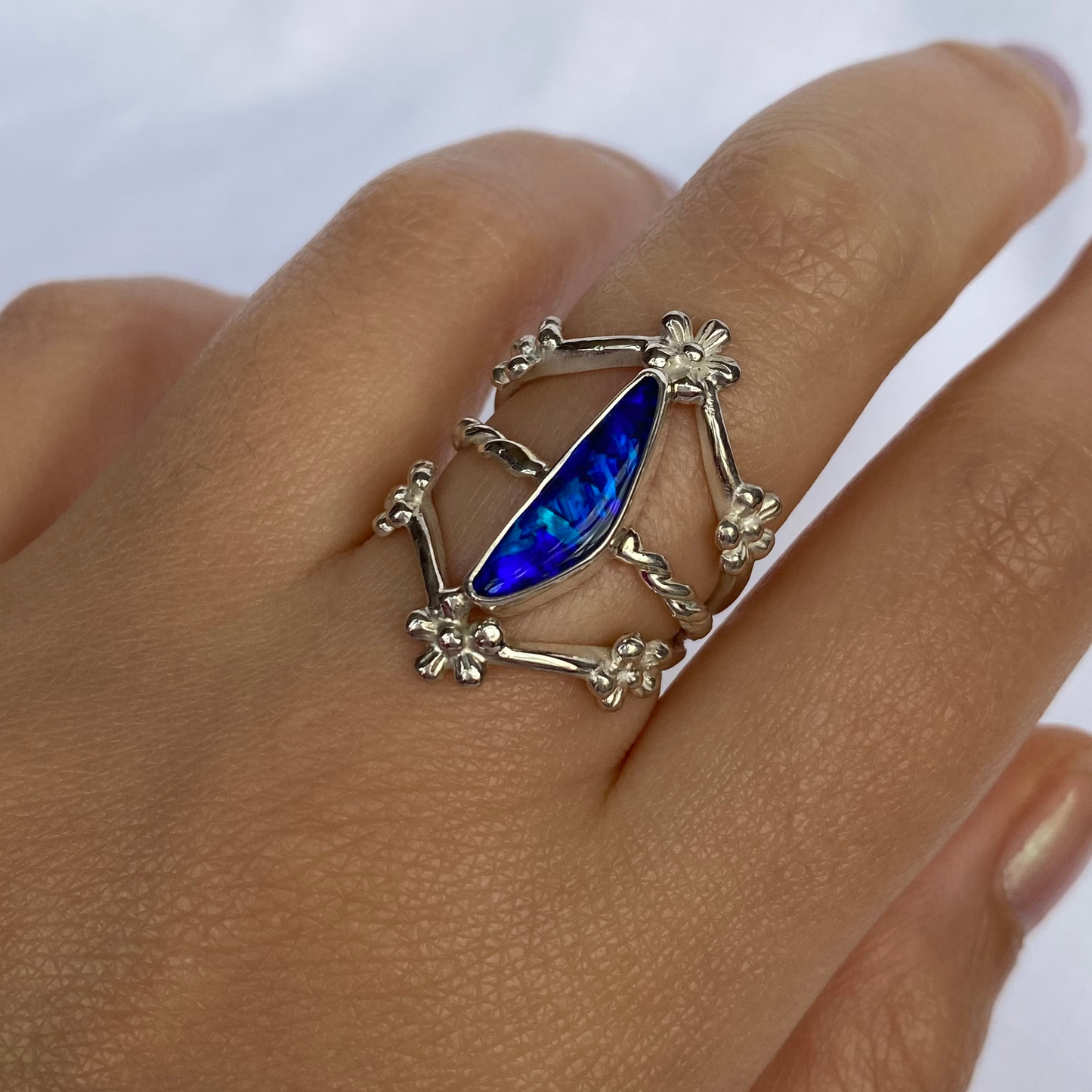 Mermaid Queen Opal Ring