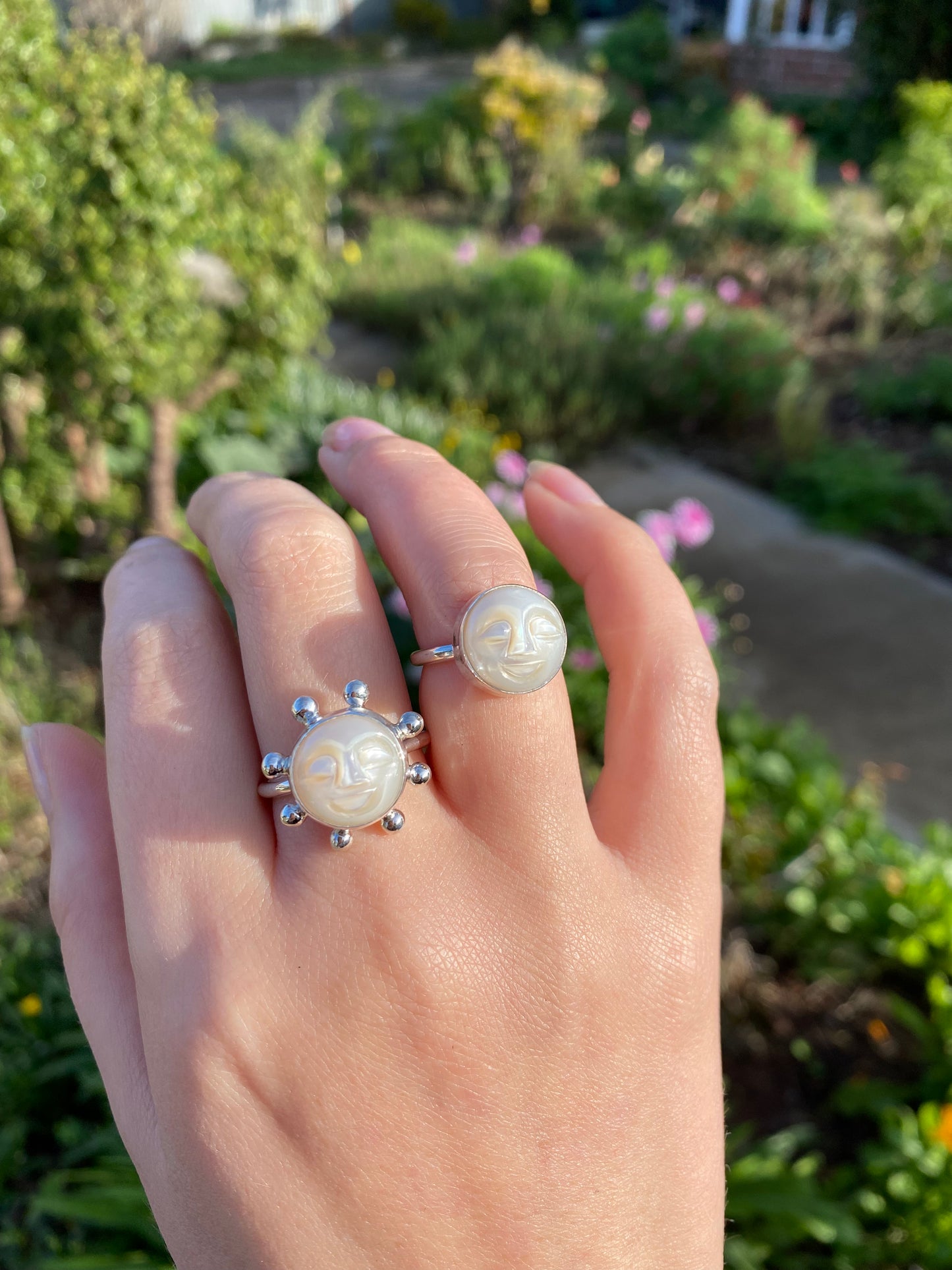 Pearly Moon Ring