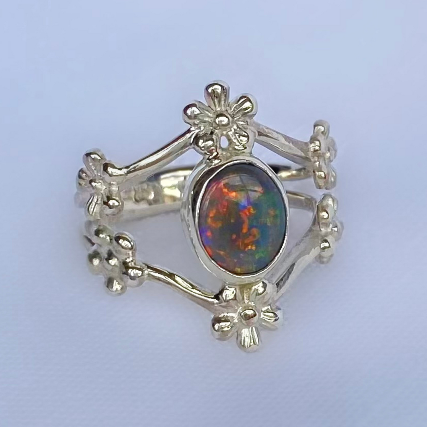 Fairy Dust Opal Ring
