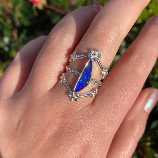 Mermaid Queen Opal Ring