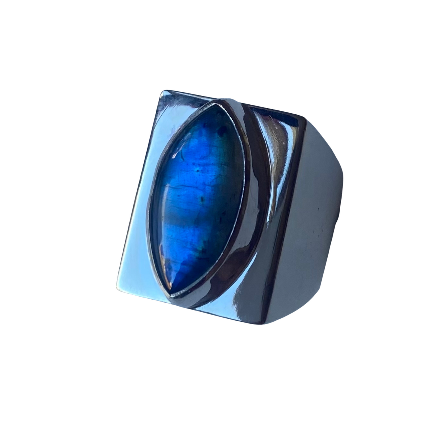 One of a Kind Statement Labradorite Ring